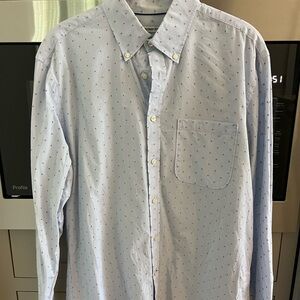 Jos. A. Bank Blue Casual Button Down Shirt